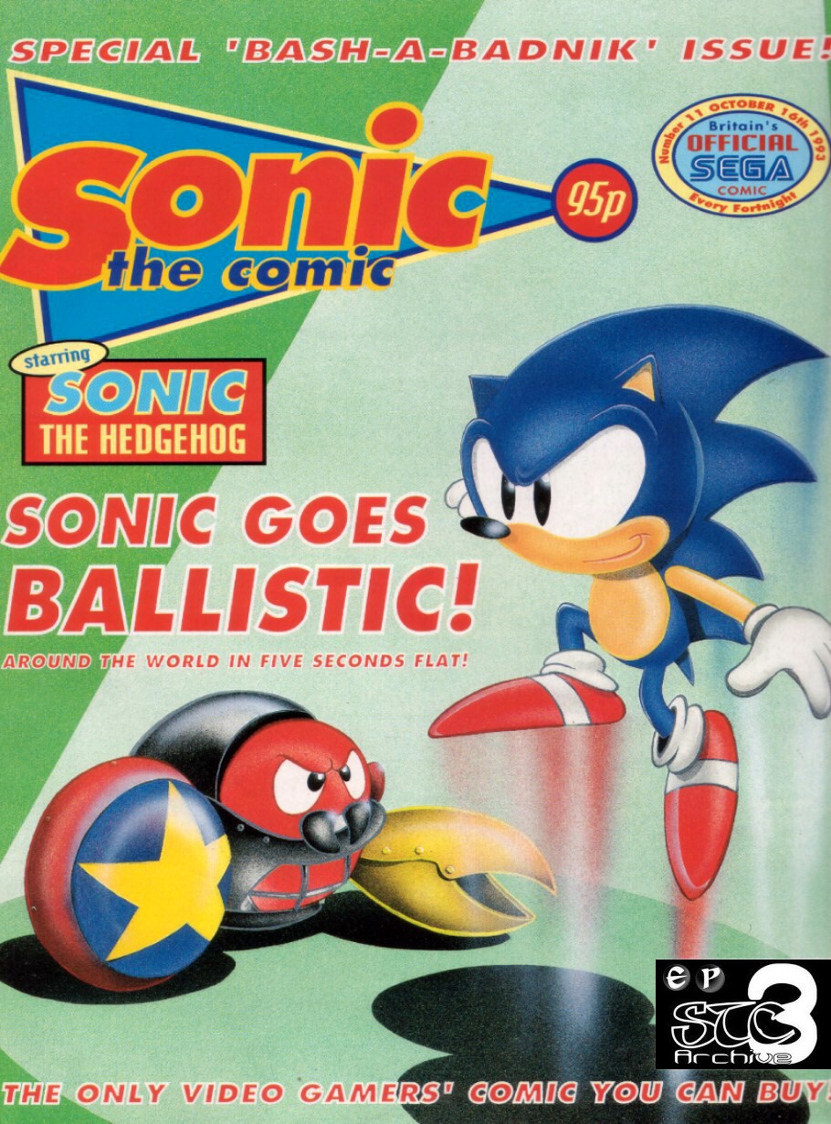 Sonic - The Comic Issue No. 011 Cover Page